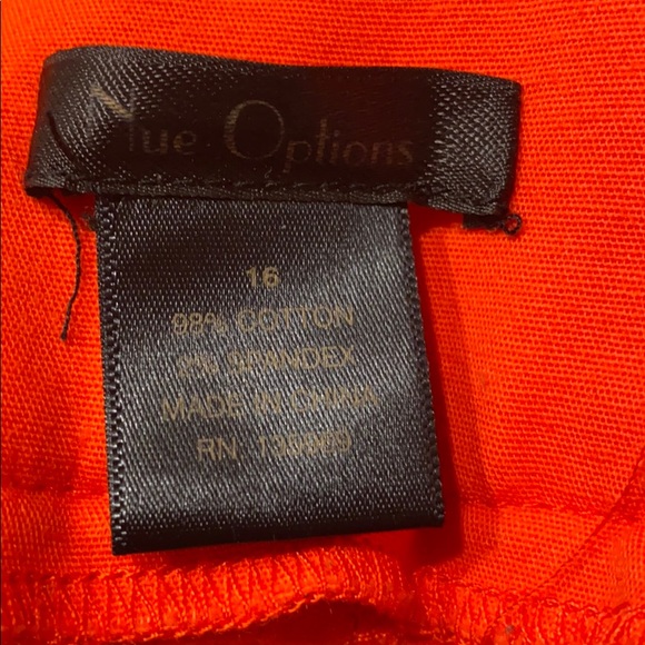 Sz 16 coral red ladies pants - Picture 5 of 6